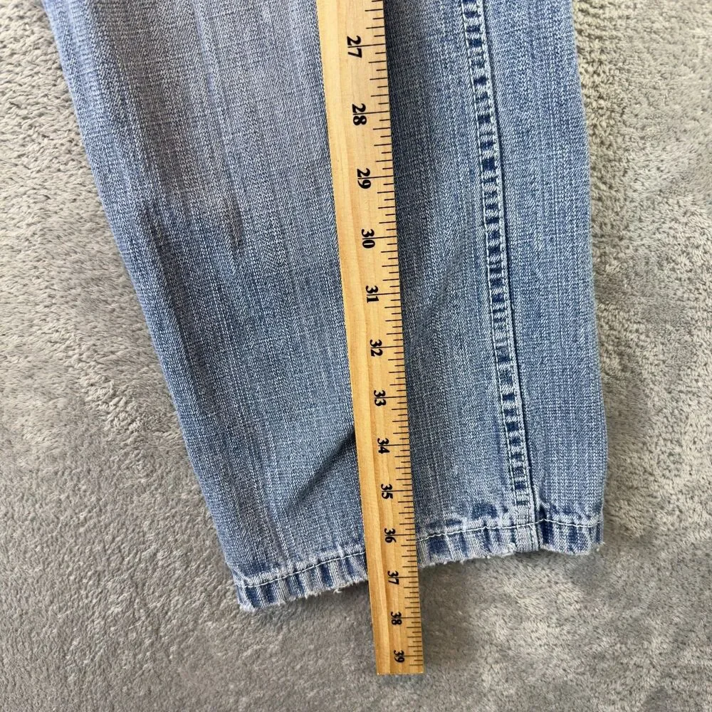 Vintage Southpole Jeans Mens 29x30 Blue Medium Wash Y2K Distressed Skater Cotton